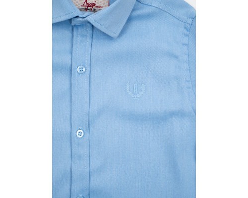 Сорочка дитяча A-Yugi шкільна (18119-128B-blue) Сорочка дитяча A-Yugi шкільна (18119-128B-blue)