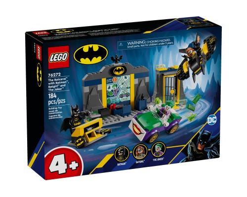 Конструктор LEGO Super Heroes Печера Бетмена з Бетменом, Бетґьорл і Джокером (76272)