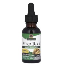 Трави Nature's Answer Мака, 1000 мг, без спирту, Maca Root, Alcohol-Free, 30 мл (NTA-09552)