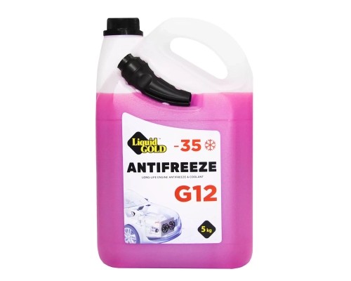 Антифриз Liquid Gold G12 -35°C Червоний 5 л (296210) Антифриз Liquid Gold G12 -35°C Червоний 5 л (296210)
