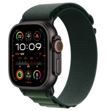 Смарт-годинник Apple Watch Ultra 2 2024 GPS + Cellular 49mm Black Titanium Case with Dark Green Alpine Loop - Medium (MX4R3UL/A)