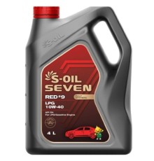 Моторна олива S-OIL SEVEN RED 9 LPG 10W-40, 4л (SNLPG10404)