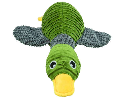 Іграшка для собак Trixie Качка плюшева З перероблених матеріалів 40 см (4011905360973)