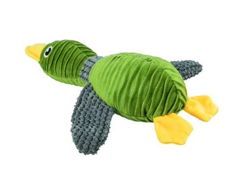 Іграшка для собак Trixie Качка плюшева З перероблених матеріалів 40 см (4011905360973)