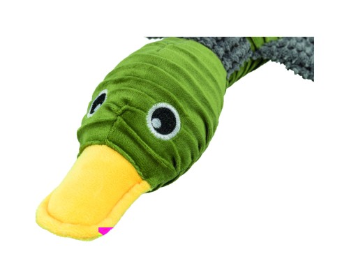 Іграшка для собак Trixie Качка плюшева З перероблених матеріалів 40 см (4011905360973)