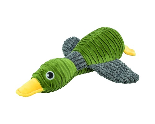 Іграшка для собак Trixie Качка плюшева З перероблених матеріалів 40 см (4011905360973)
