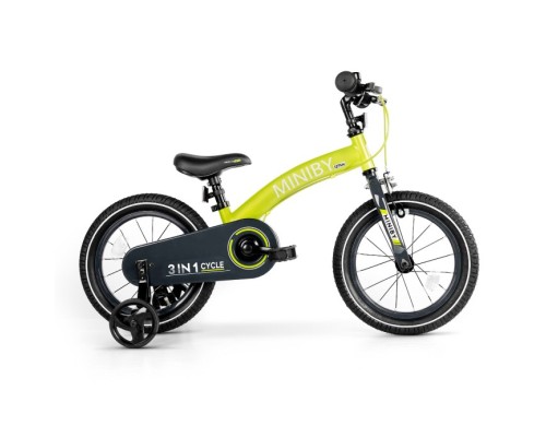 Дитячий велосипед QPlay біговел Miniby 3в1 Green (CB01MiniByGreen)