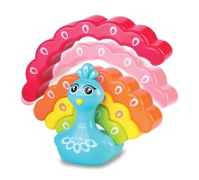 Розвиваюча іграшка Kiddi Smart Веселкове павенятко (4508-KS)