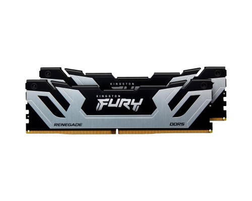 Модуль пам'яті для комп'ютера DDR5 48GB (2x24GB) 8400 MHz Silver XMP Kingston Fury (ex.HyperX) (KF584CU40RSK2-48)