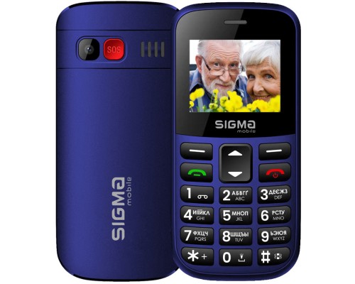 Мобільний телефон Sigma Comfort 50 EASY TYPE-C Blue (4827798585238)