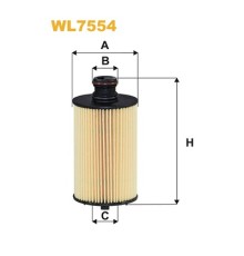 Фільтр масляний Wixfiltron WL7554