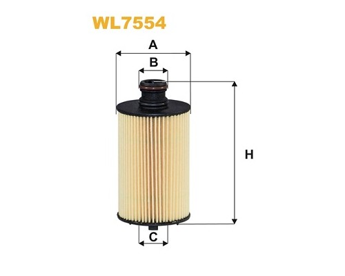 Фільтр масляний Wixfiltron WL7554