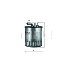 Фільтр паливний Mahle KL100/1