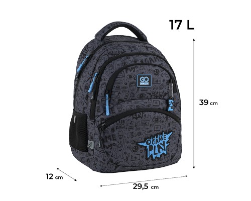 Рюкзак шкільний GoPack Education 175M-8 Cool Gamer (GO25-175M-8)