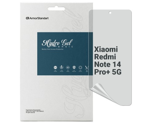 Плівка захисна Armorstandart Matte Xiaomi Redmi Note 14 Pro+ 5G (ARM79659)