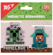 Закладки для книг Yes магнітні Minecraft friends 2 шт (708102)