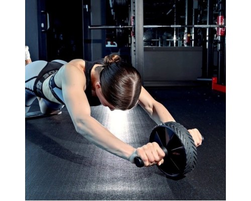 Ролик для преса PowerPlay AB Wheel Pro Чорний (PP_4344_Black)