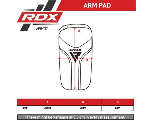 Маківара RDX Arm Pad Aura Plus T-17 Black (APR-T17BGL+)