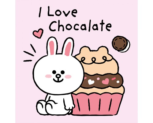 Картина по номерам Santi Лайн Френдс Коні та шоколадний мафін 25х25см (955034)