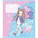 Зошит 1 вересня Pretty girl А5 12 аркушів коса лінія (767205)
