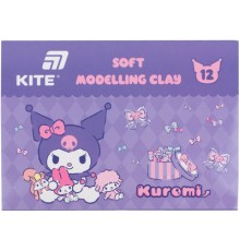 Пластилін Kite Kuromi восковий, 12 кольорів, 240 г (HK24-1086)