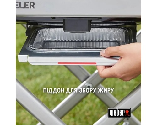 Гриль-барбекю Weber Traveler Compact Portable Black (1500527)