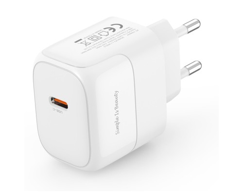 Зарядний пристрій XO L136 20W USB-C PD White (L136_White)