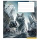 Зошит Школярик Gigantic cats 12 аркушів лінія (012-3451L)