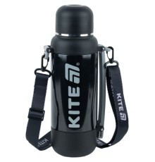 Термос Kite 1200 мл, чорний (K25-1225-1)