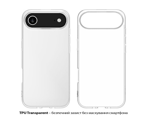 Чохол до мобільного телефона BeCover Apple iPhone 17 Air Transparent (713759)