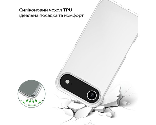 Чохол до мобільного телефона BeCover Apple iPhone 17 Air Transparent (713759)
