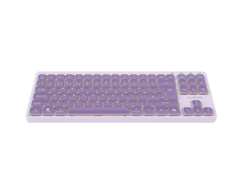 Клавіатура Canyon OnType 10 TKL Mechanical Silent Low-profile USB UA Violet (CNS-HKB10V)