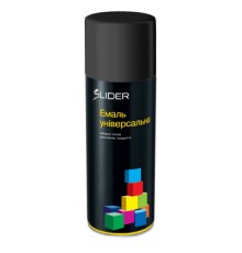 Аерозольна фарба для автомобіля SLIDER 9005 чорна МАТ, 400мл (000001039)
