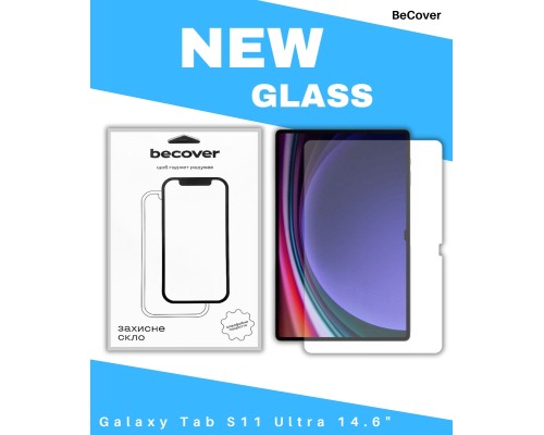 Скло захисне BeCover Samsung Galaxy Tab S11 Ultra (SM-X930/X936) 14.6