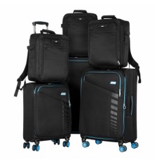 Набір валіз 2E Trek (L+M+S), чорні (2E-SPE-TREK-SET6-BK)
