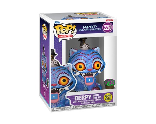 Фігурка Funko Pop серії Кейпоп-мисливиці на демонів - Тигр із Сорокою та квітка (GW) (94693)