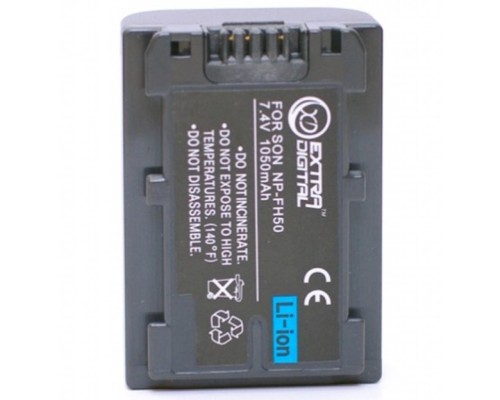 Акумулятор до фото/відео Extradigital Sony NP-FH50 (BDS2660) 