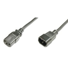 Кабель живлення C13 to C14 1.8m Digitus (AK-440201-018-S)