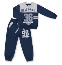 Спортивний костюм дитячий Breeze сірий меланж індиго 