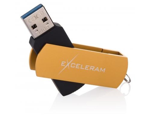 USB флеш накопичувач eXceleram 16GB P2 Series Gold/Black USB 3.1 Gen 1 (EXP2U3GOB16) 