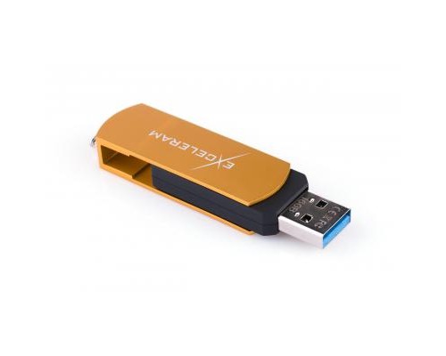 USB флеш накопичувач eXceleram 16GB P2 Series Gold/Black USB 3.1 Gen 1 (EXP2U3GOB16) 