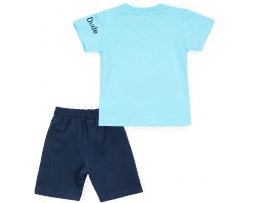 Набір дитячого одягу Breeze з ведмедиком в машинці (12144-80B-blue)