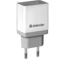 Зарядний пристрій Defender UPA-21 white, 1xUSB, 5V / 2.1A (83571)