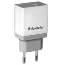 Зарядний пристрій Defender UPA-21 white, 1xUSB, 5V / 2.1A (83571)