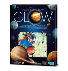 Ігровий набір 4М Сяючі наклейки Планети і 100 зірок (00-05631)