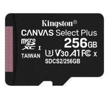 Карта пам'яті Kingston 256GB microSDXC class 10 UHS-I Canvas Select Plus (SDCS2/256GBSP) 