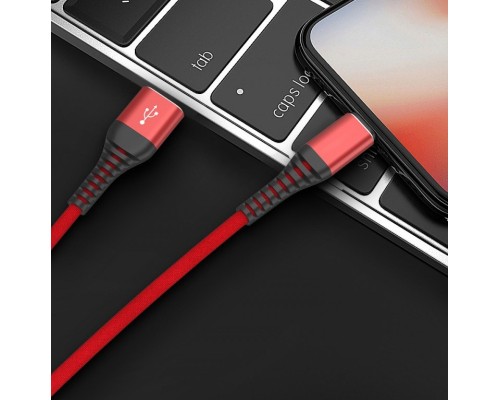 Дата кабель USB 2.0 AM to Lightning 1.0m Flexible MFI Extradigital (KBU1758)