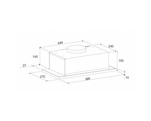 Витяжка кухонна Eleyus INTO 700 52 GR