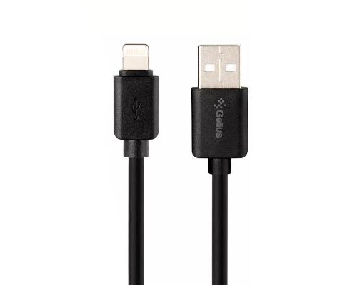 Зарядний пристрій Gelius Ultra Voyager GU-CC02 2USB 2.4A + Cable iPhone X Black (00000077716)