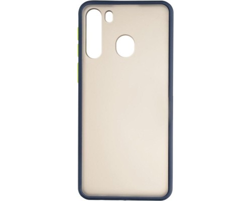 Чохол до мобільного телефона Gelius Bumper Mat Case for Samsung A215 (A21) Blue (00000079432)